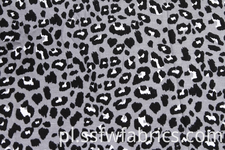 Special Leopard Viscose Fabric